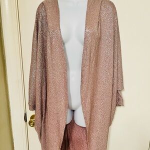 Elegant Pink Women's Cardigan